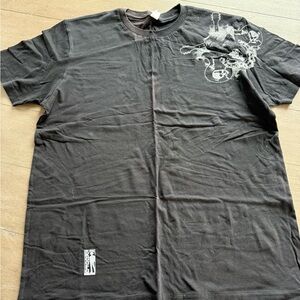 Kenny Chesney Vintage Fan Club Black Skull Graphic T-Shirt